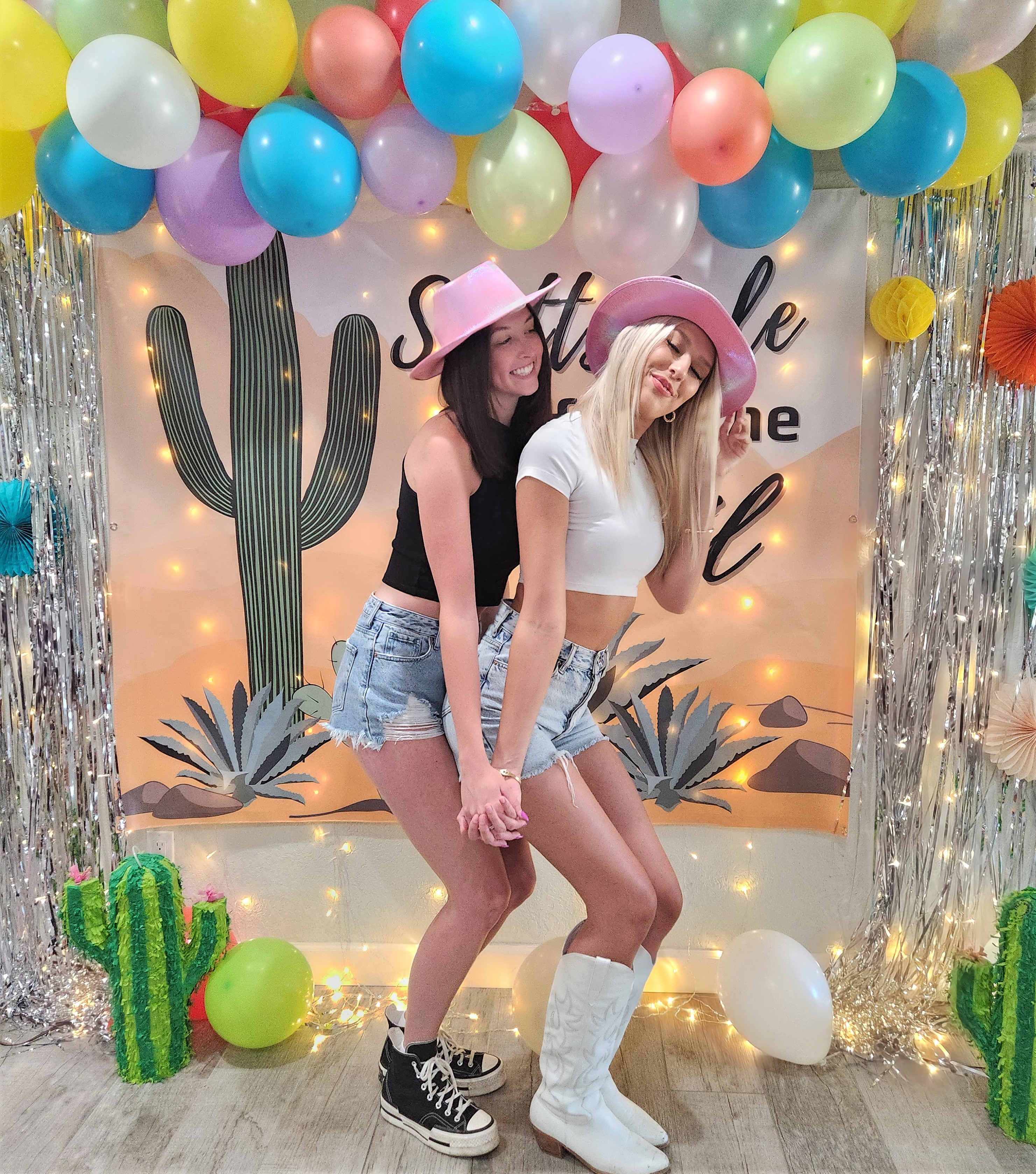 Scottsdale bachelorette party setup