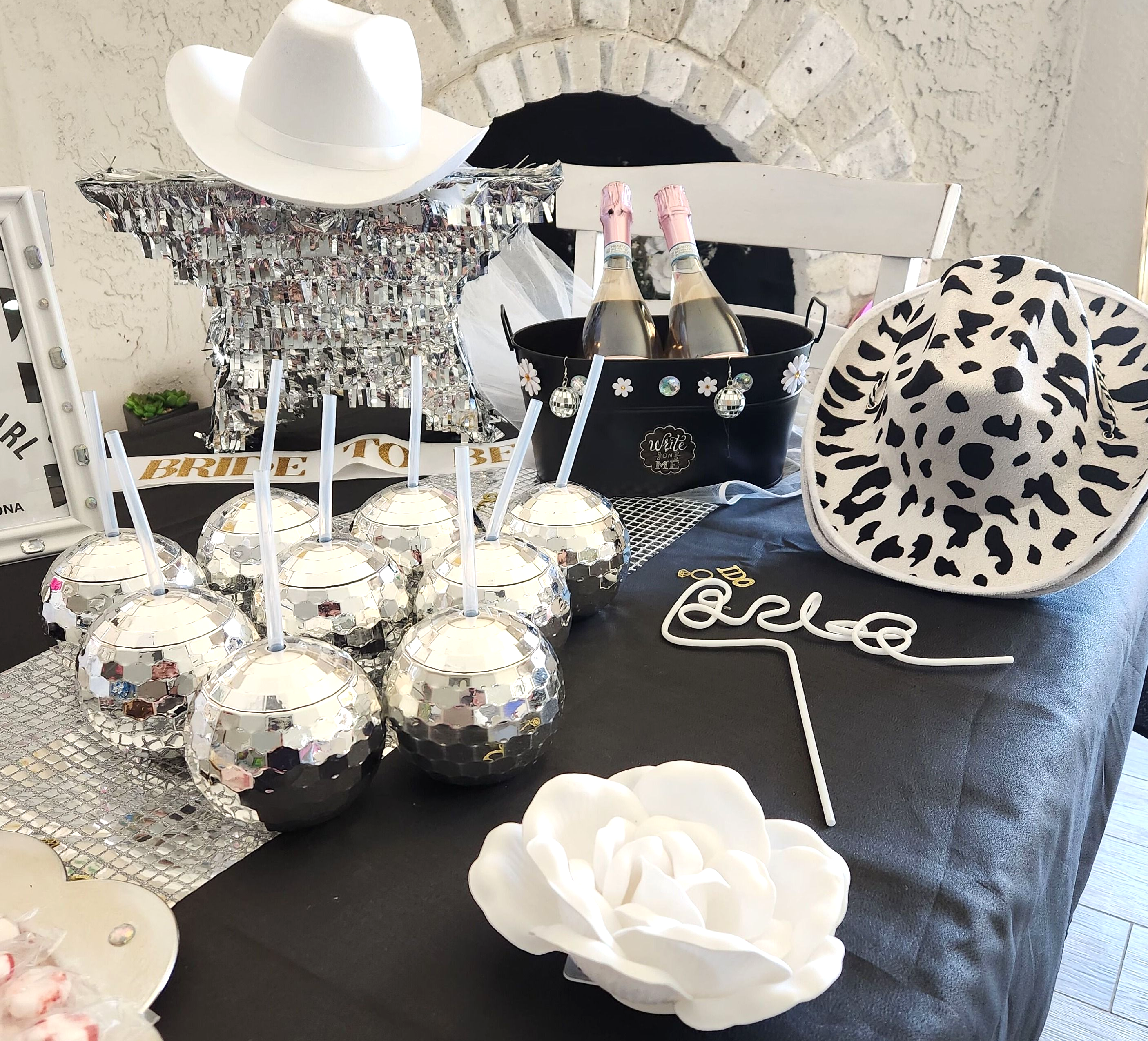 Scottsdale bachelorette party setup