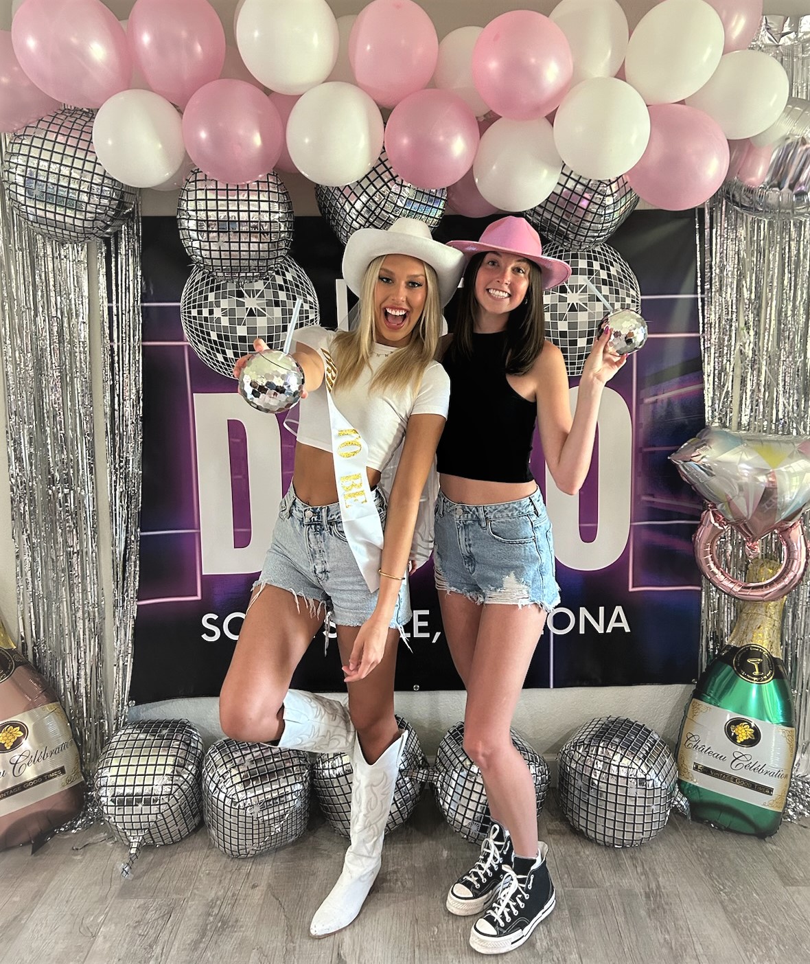 Scottsdale bachelorette party setup