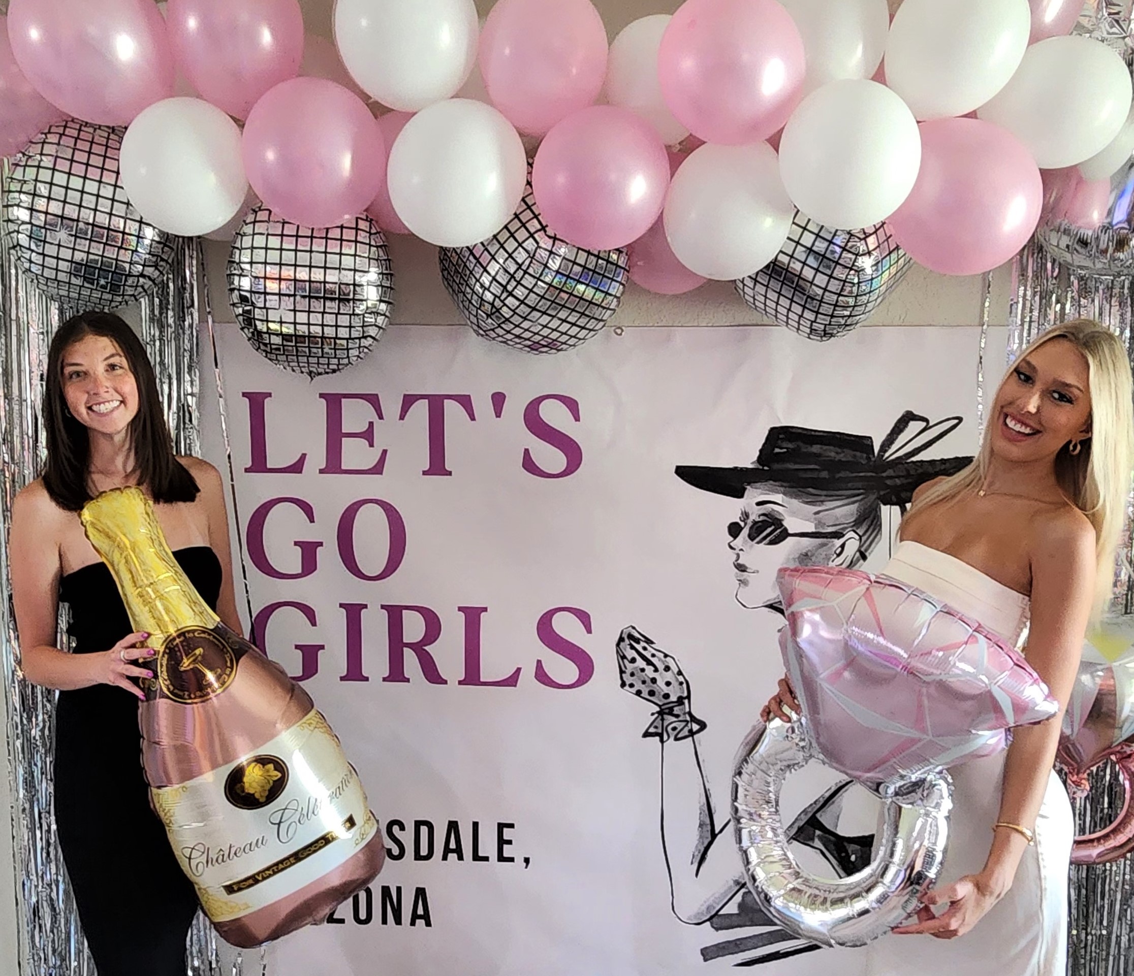 Scottsdale bachelorette party setup